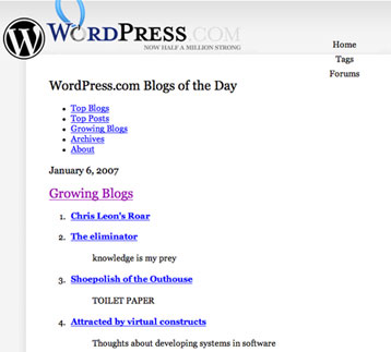 Chris Leon’s Roar Ranks #1 on WordPress